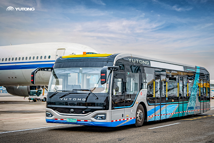 Green Smart Solutions for Global Airport Construction: Yutong Battery Electric Apron Bus Shatters Records