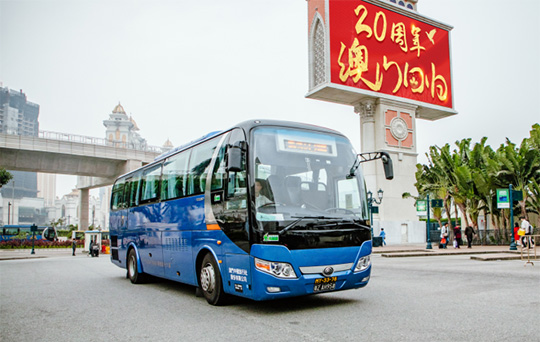 Yutong buses serve the 20th anniversary celebration of Macau’s return