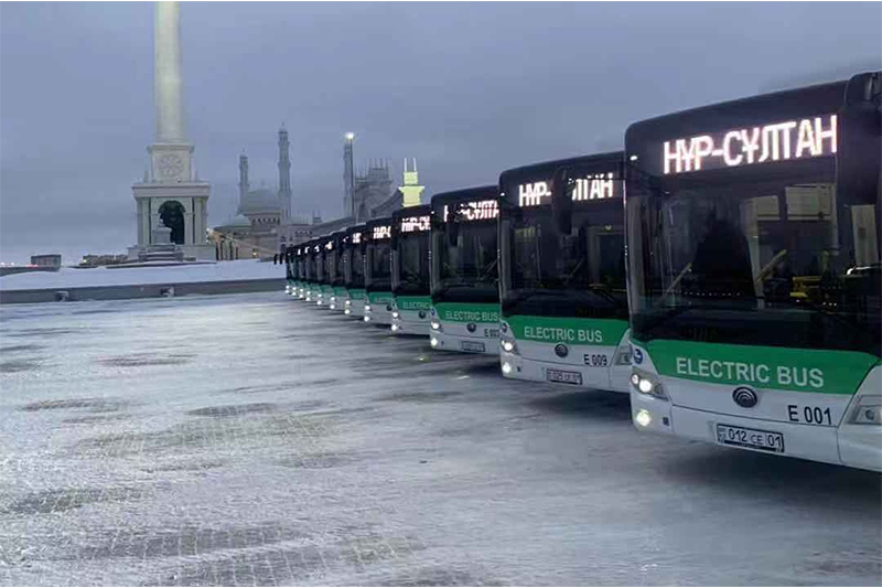 100 Yutong electric buses exported to Kazakhstan