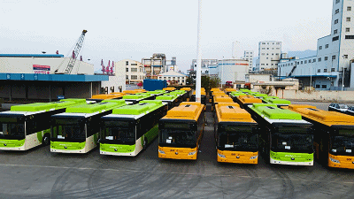Brand New Beginning! 55 Yutong E12 Exported to Denmark, Market Shares Exceed 60%!