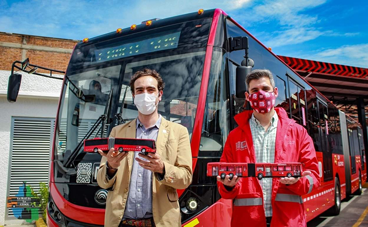 Yutong Steals the Show with First-of-its-kind 18-meter Full-electric High-platform BRT Bus in Mexico