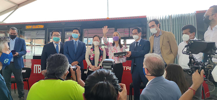 Yutong Steals the Show with First-of-its-kind 18-meter Full-electric High-platform BRT Bus in Mexico