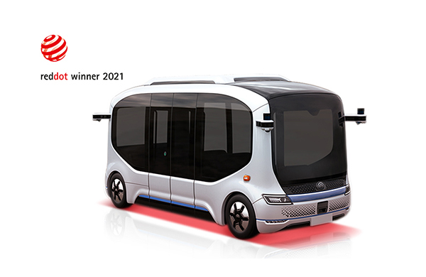 Yutong Autonomous Bus Xiaoyu 2.0, won the Red Dot Award,the most authoritative and professional award of industrial design globally.